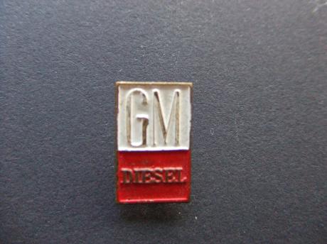 GM diesel Algemene Motors Diesel divisie rood-wit